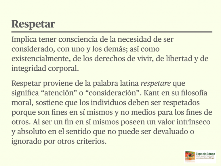 Respetar